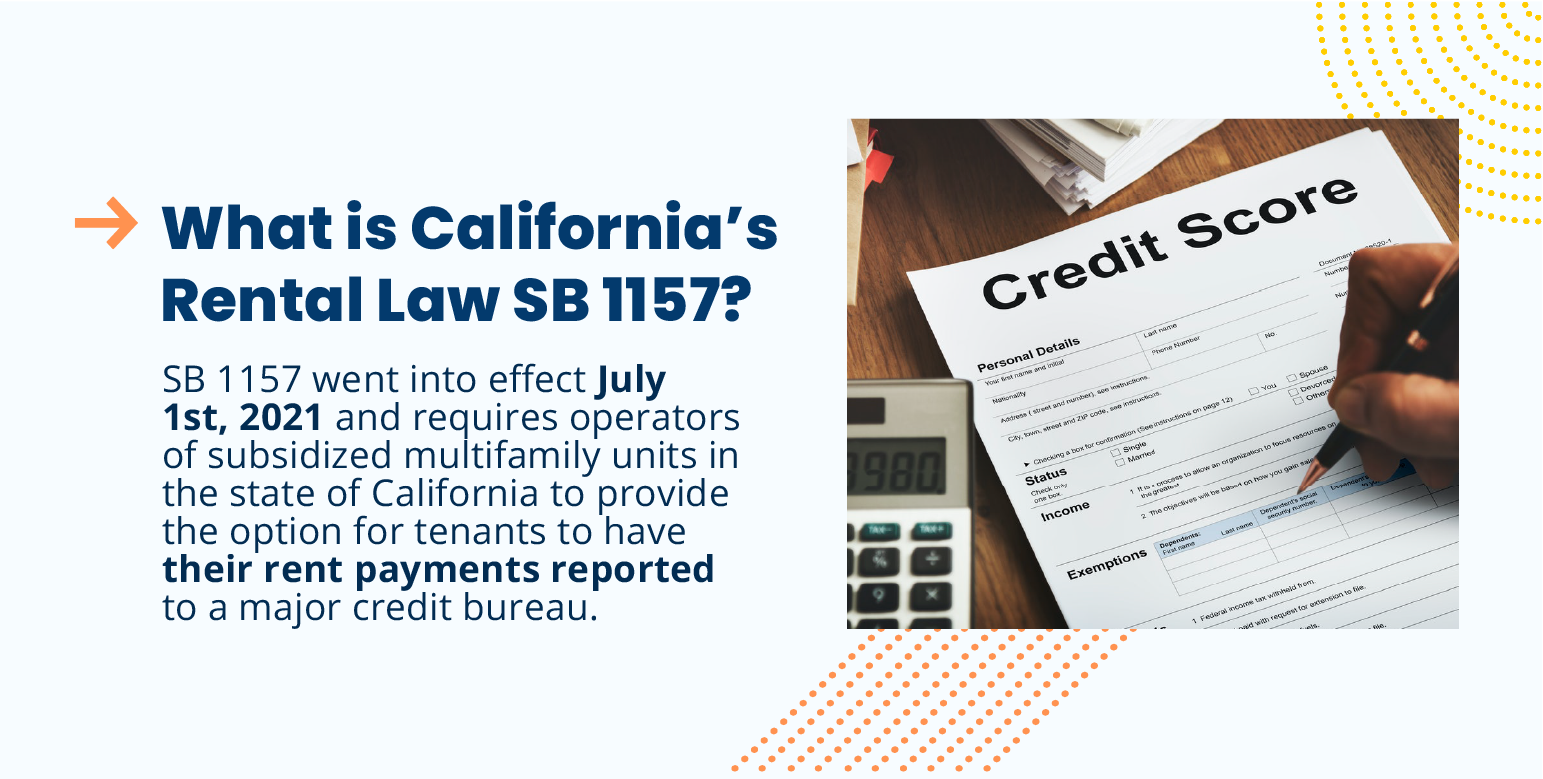 California Rental Law SB 1157 Rent Reporting Now Required