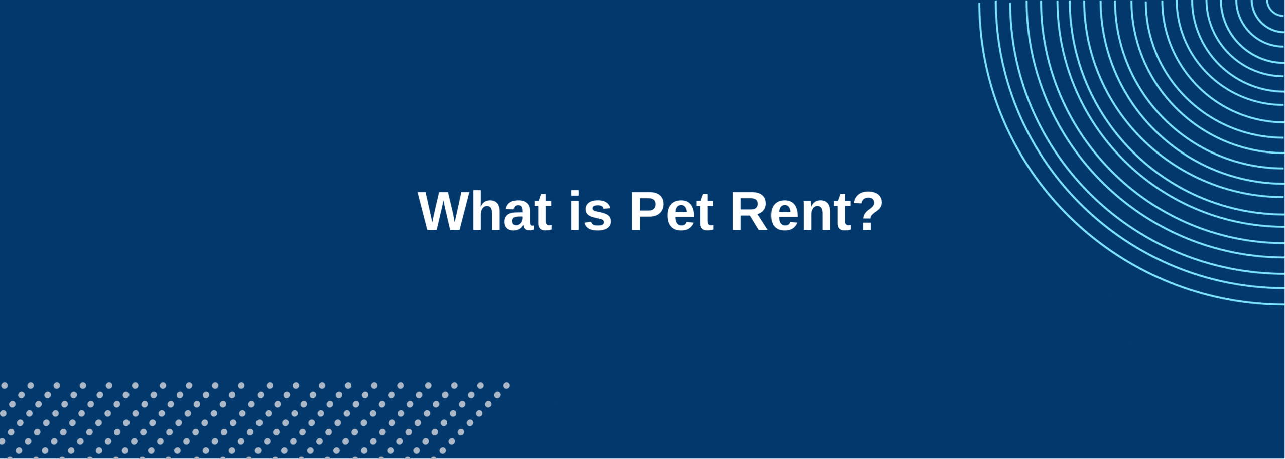 Pet Rent Explained Landlord Glossary